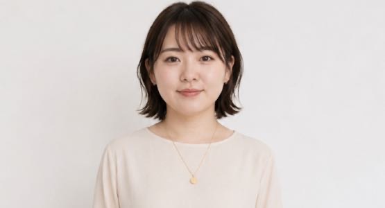 四角顔×首短め